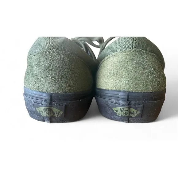 Vans Men’s 10 For Green Genuine Suede/ Canvas Men's Sneakers Excellent Condition