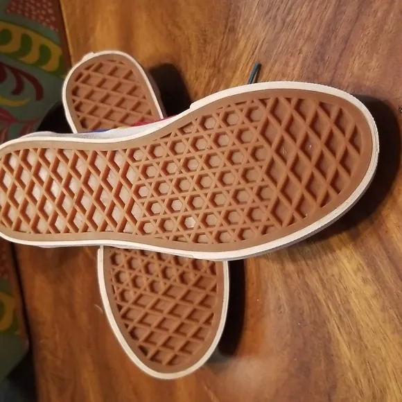 VANS MULTI-COLORED SNEAKERS.... Size: US 13
