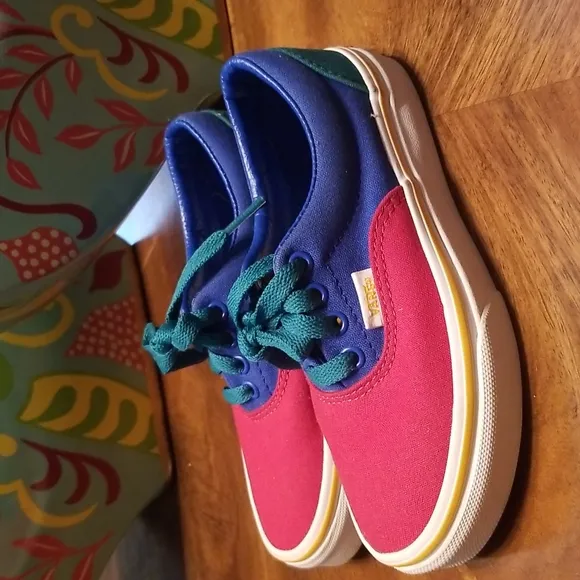 VANS MULTI-COLORED SNEAKERS.... Size: US 13