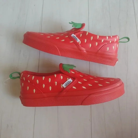 VANS NEW kids Classic Slip-on Berry Shoes