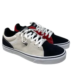VANS Seldan Men's Shoe Sneakers Rally Suede Red Black Low Top Casual VN0A5HTZBA2