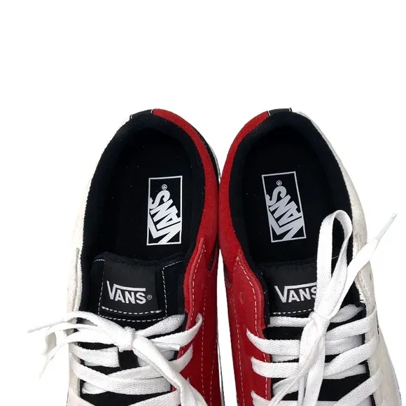 VANS Seldan Men's Shoe Sneakers Rally Suede Red Black Low Top Casual VN0A5HTZBA2