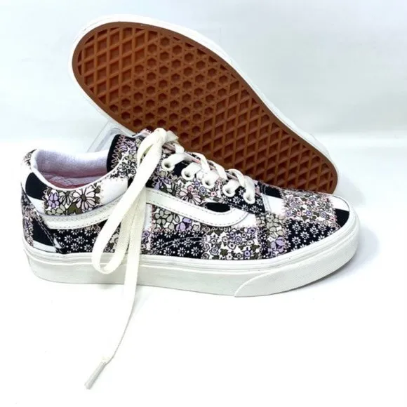 VANS Shoes OLD SKOOL Men's Casual Patchwork Floral Low Top Sneakers VN0A38G19FY