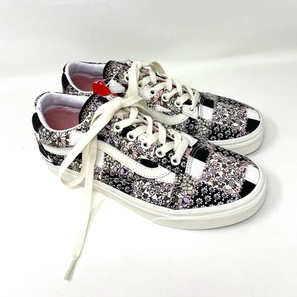 VANS Shoes OLD SKOOL Men's Casual Patchwork Floral Low Top Sneakers VN0A38G19FY