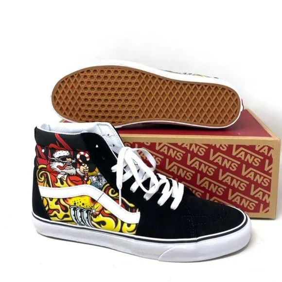 VANS Sk8-Hi Shoes High Top Black Suede Men’s Size Casual Sneakers VN0A4BVTBLK