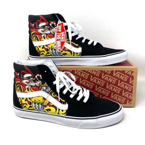 VANS Sk8-Hi Shoes High Top Black Suede Men’s Size Casual Sneakers VN0A4BVTBLK