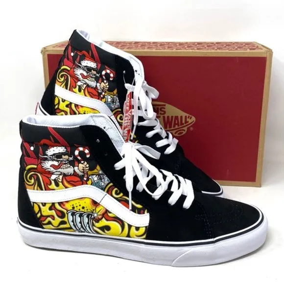 VANS Sk8-Hi Shoes High Top Black Suede Men’s Size Casual Sneakers VN0A4BVTBLK