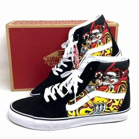 VANS Sk8-Hi Shoes High Top Black Suede Women's VN0A4BVTBLK Sneakers Casual Size