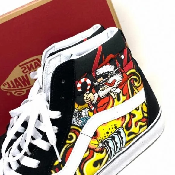 VANS Sk8-Hi Shoes High Top Black Suede Women's VN0A4BVTBLK Sneakers Casual Size