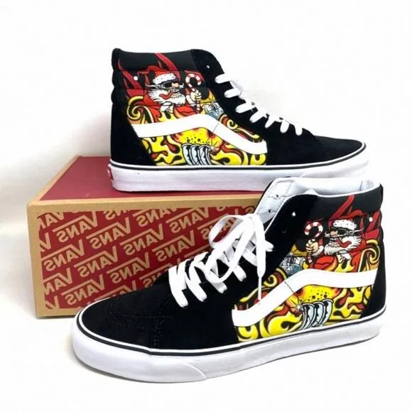 VANS Sk8-Hi Shoes High Top Black Suede Women's VN0A4BVTBLK Sneakers Casual Size