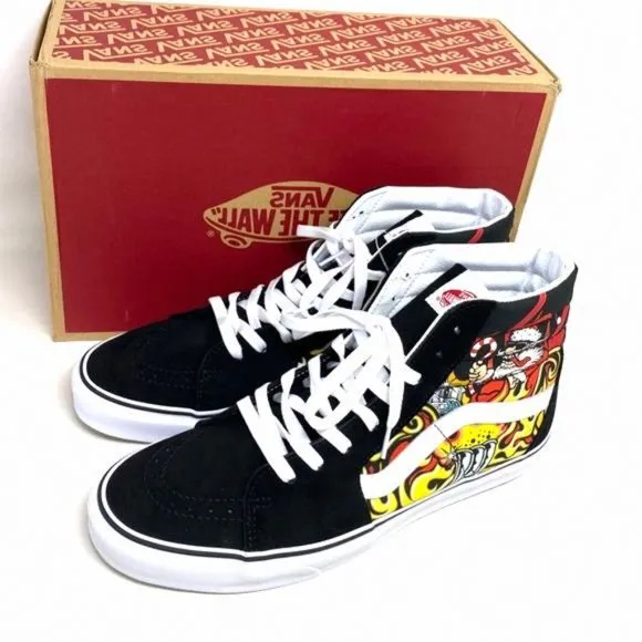 VANS Sk8-Hi Shoes High Top Black Suede Women's VN0A4BVTBLK Sneakers Casual Size