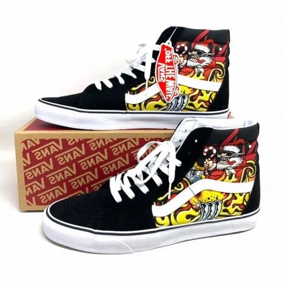 VANS Sk8-Hi Shoes High Top Black Suede Women's VN0A4BVTBLK Sneakers Casual Size