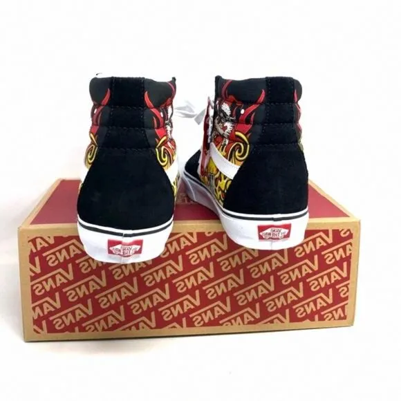 VANS Sk8-Hi Shoes High Top Black Suede Women's VN0A4BVTBLK Sneakers Casual Size