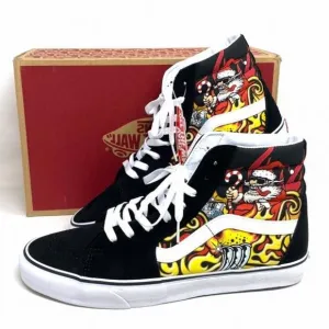 VANS Sk8-Hi Shoes High Top Black Suede Women's VN0A4BVTBLK Sneakers Casual Size