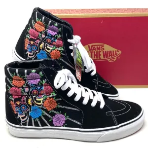 VANS Sk8-Hi Shoes Men Size Suede Canvas Black Skateboarding High Top VN0A7Q5NBMW