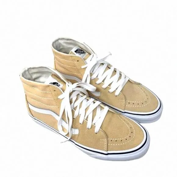 VANS Sk8-Hi Tapered Shoes Women's Suede Peach VN0A5KRUBLP Skate Sneakers Canvas