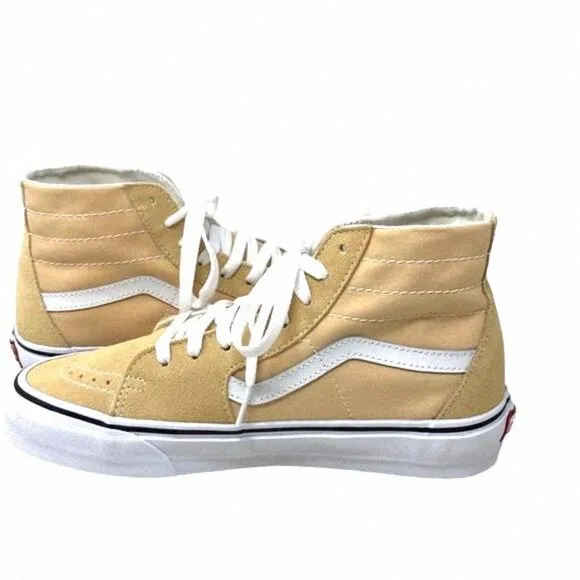 VANS Sk8-Hi Tapered Shoes Women's Suede Peach VN0A5KRUBLP Skate Sneakers Canvas