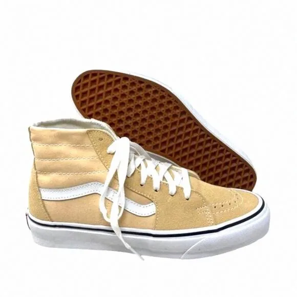VANS Sk8-Hi Tapered Shoes Women's Suede Peach VN0A5KRUBLP Skate Sneakers Canvas