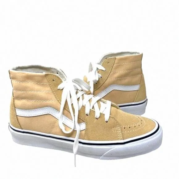 VANS Sk8-Hi Tapered Shoes Women's Suede Peach VN0A5KRUBLP Skate Sneakers Canvas