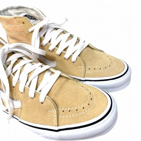 VANS Sk8-Hi Tapered Shoes Women's Suede Peach VN0A5KRUBLP Skate Sneakers Canvas