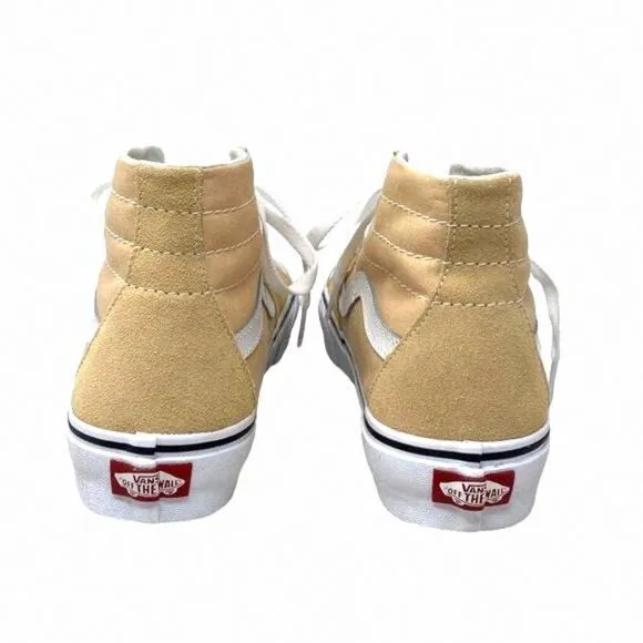VANS Sk8-Hi Tapered Shoes Women's Suede Peach VN0A5KRUBLP Skate Sneakers Canvas