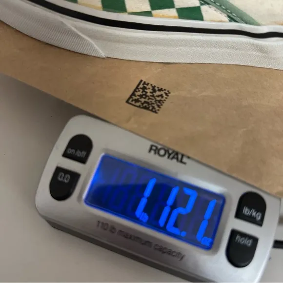 Vans Slip On Checker Green Size Men’s 9.0  Women’s 10.5 Unisex NWOT