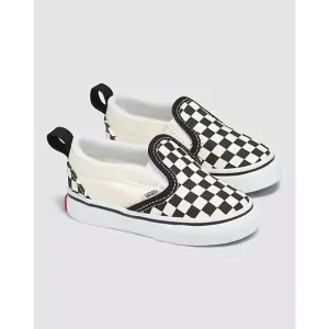 Vans Toddler Classic checkerboard black and white slip-on shoes Size 3.5