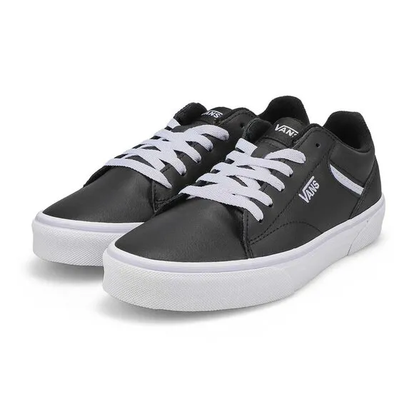 Vans Women's Seldan Sneaker - Retro Pop/light Blue Leather, Size 7