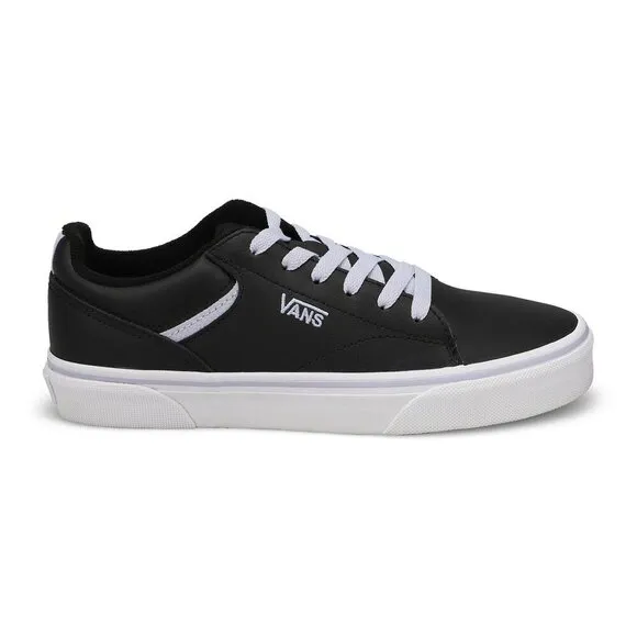 Vans Women's Seldan Sneaker - Retro Pop/light Blue Leather, Size 7
