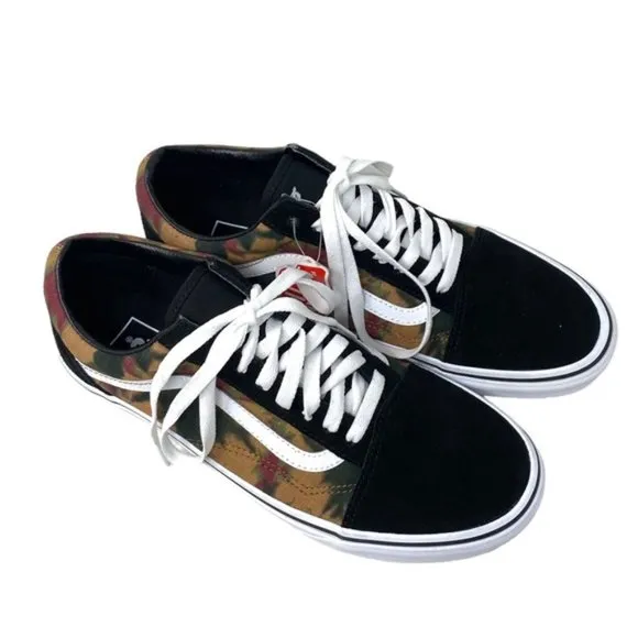 VANS Woodland Wash Old Skool Sneakers Black Skate Men's Suede Canvas VN0A4BW2E9E