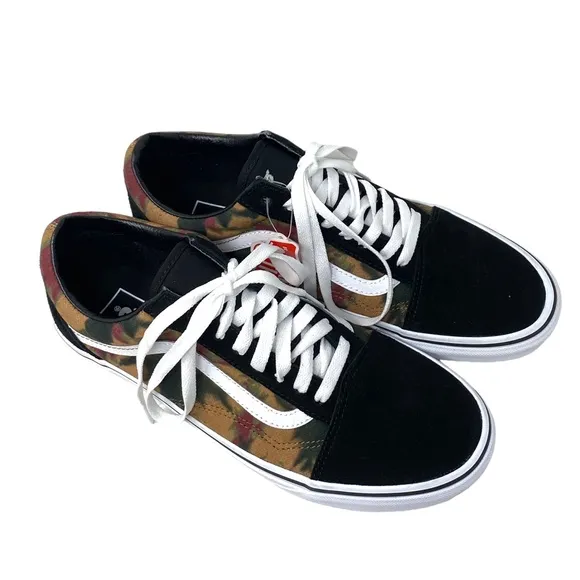 VANS Woodland Wash Old Skool Sneakers Black Skate Men's Suede Canvas VN0A4BW2E9E