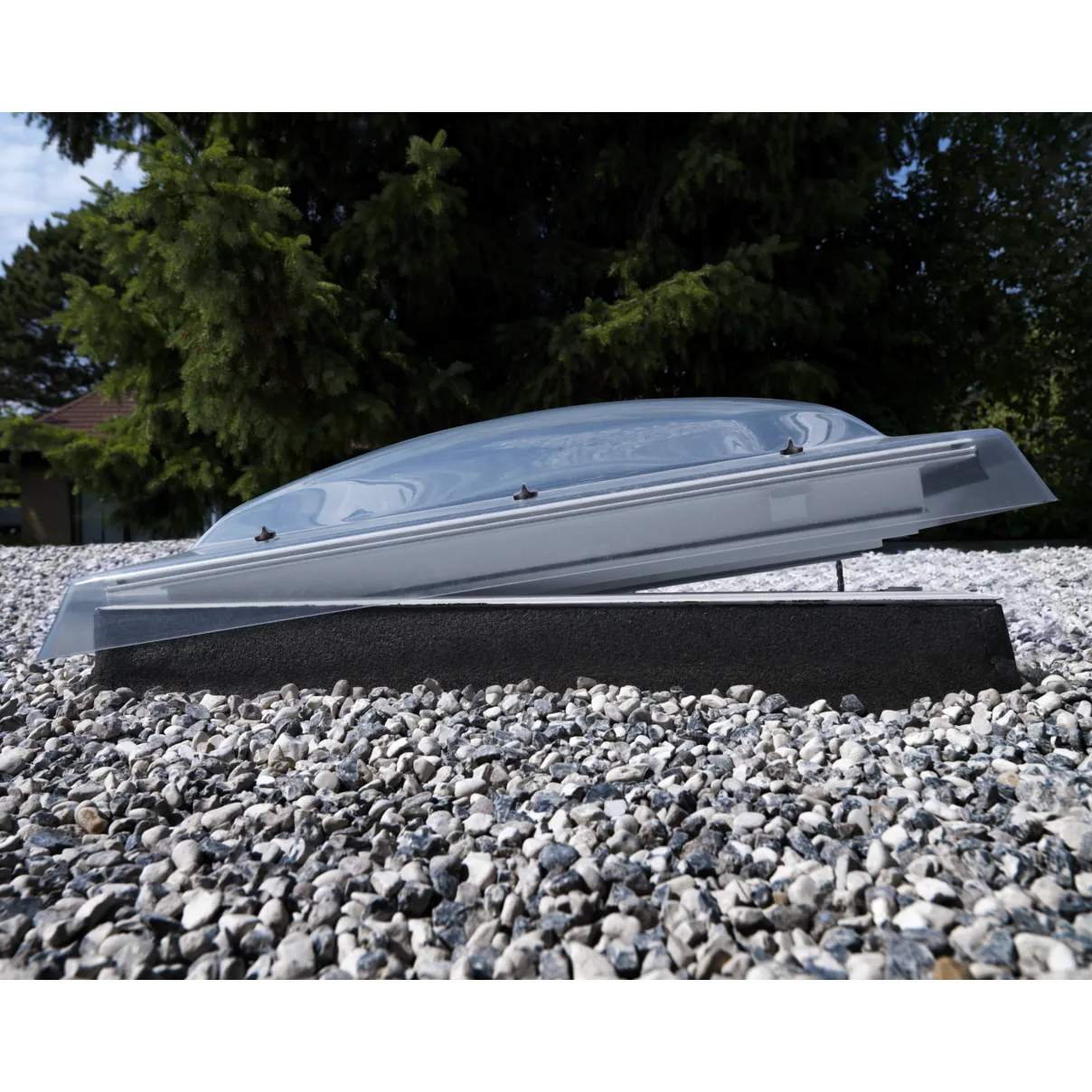 VELUX CVP 060090 S06G INTEGRA® Electric Opening Clear Flat Roof Window (60 x 90 cm)