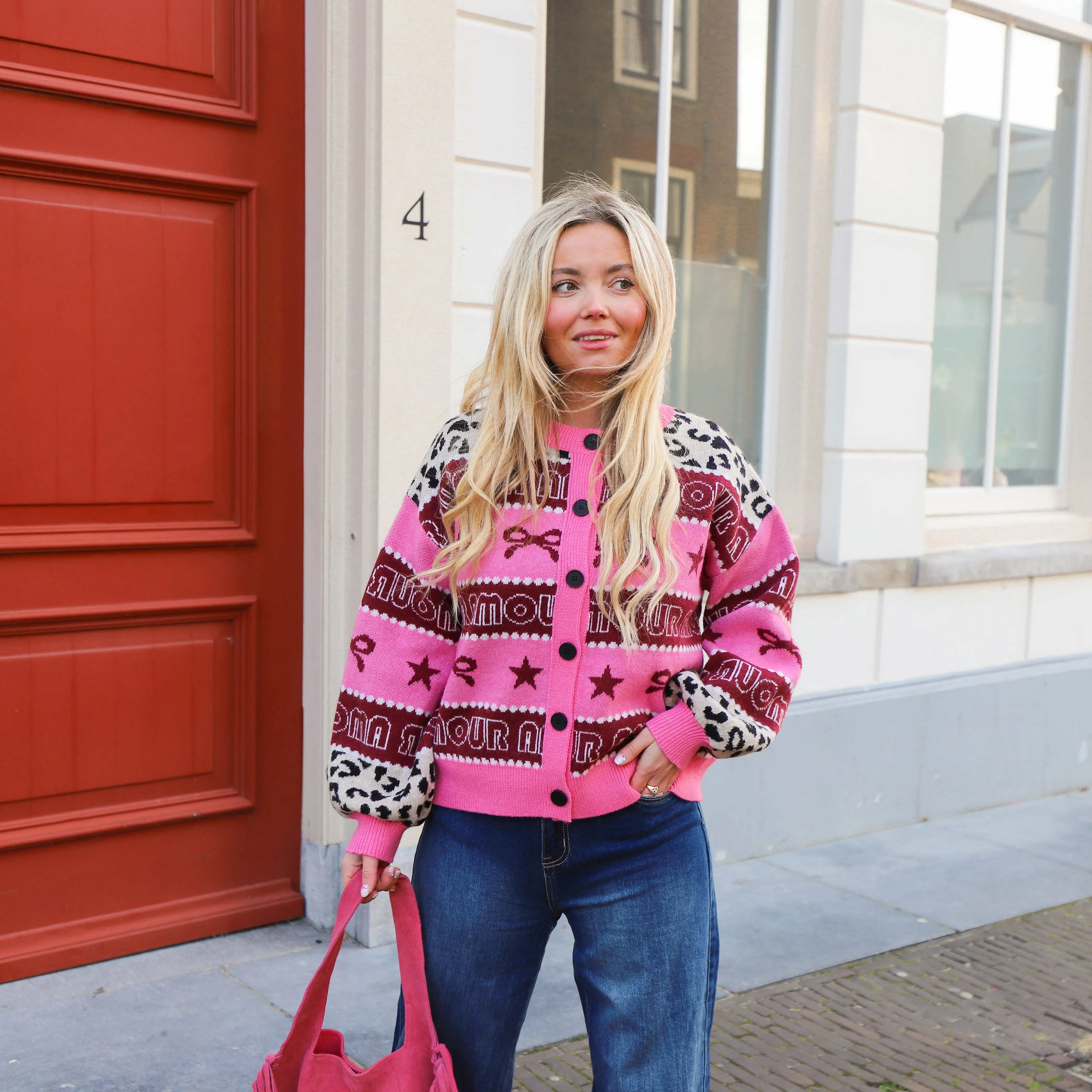 Vest Amour baby fuchsia
