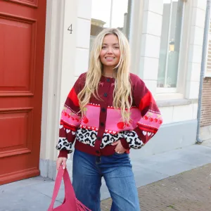 Vest Cherry Baby wine red