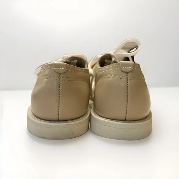 Vintage Linds Women’s Tan Leather Bowling Shoes – Size 10.5 D