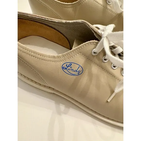 Vintage Linds Women’s Tan Leather Bowling Shoes – Size 10.5 D
