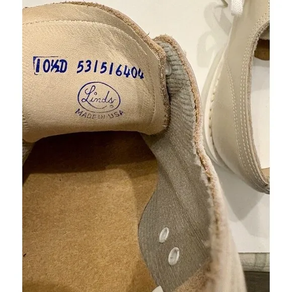 Vintage Linds Women’s Tan Leather Bowling Shoes – Size 10.5 D