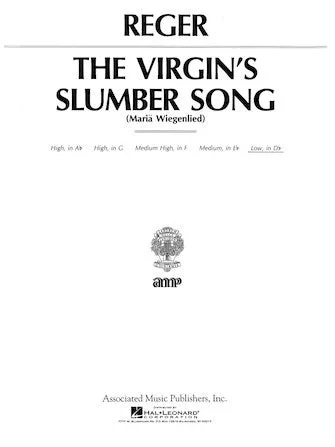 Virgin's Slumber Song (Low Voice in D-Flat)