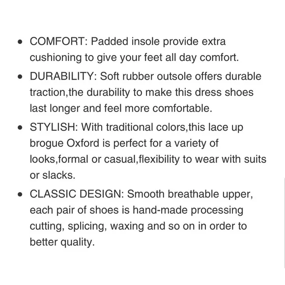 VOSTEY Casual Oxford Shoes