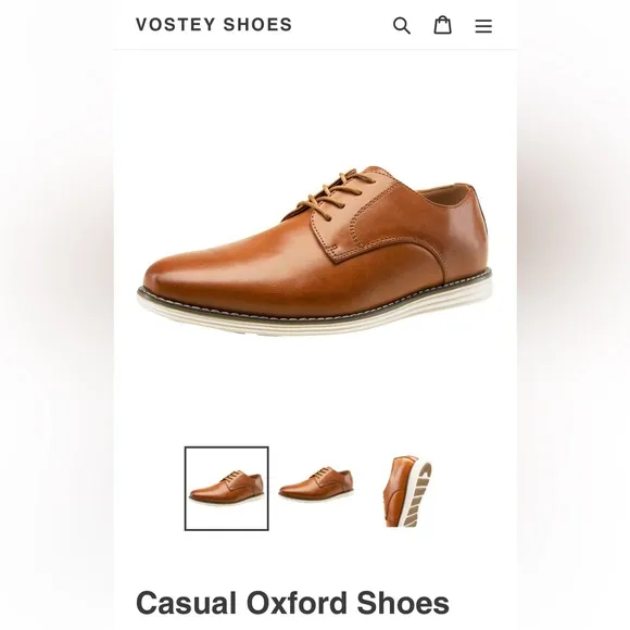 VOSTEY Casual Oxford Shoes