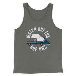 Watch Out For Hop-Ons Men/Unisex Tank Top