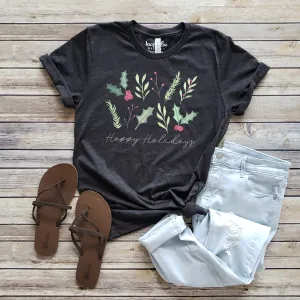 WATERCOLOR HOLLY TEE