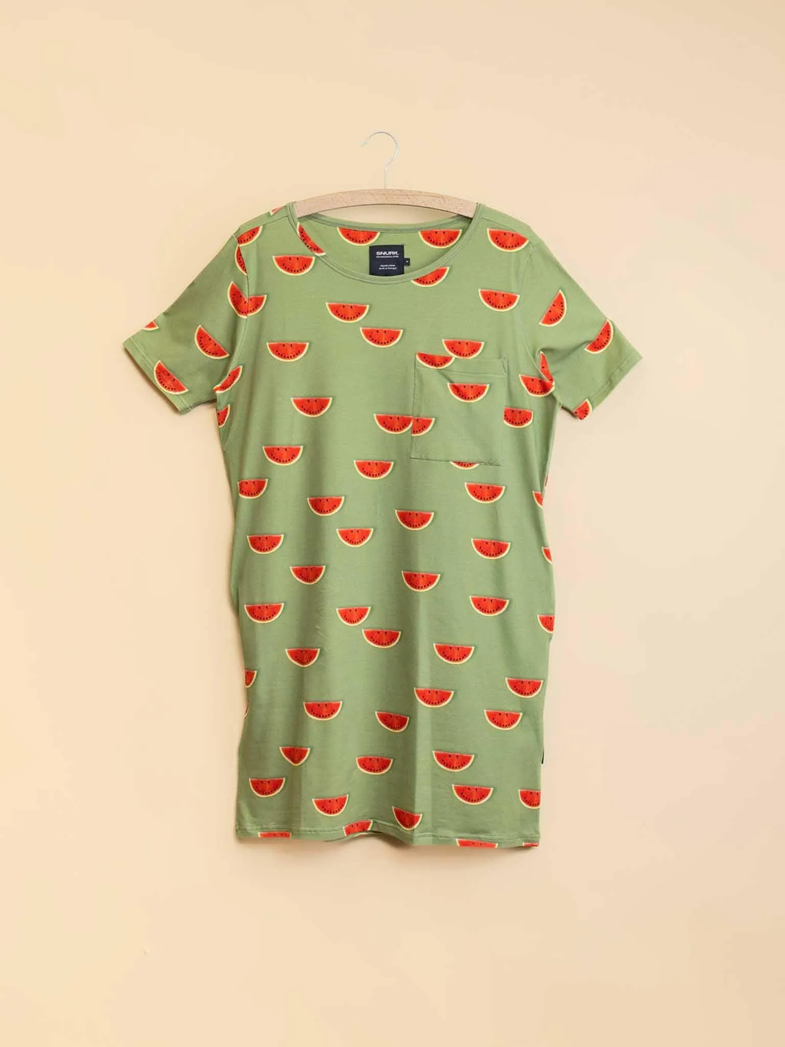 Watermelon T-shirt Dress Dames
