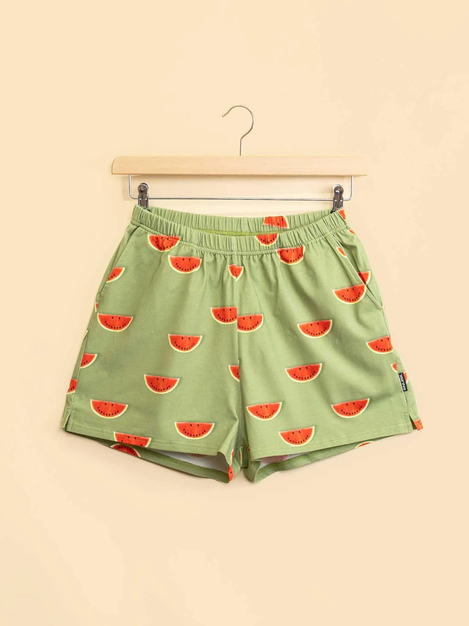 Watermelon V-neck T-shirt en Shorts set Dames