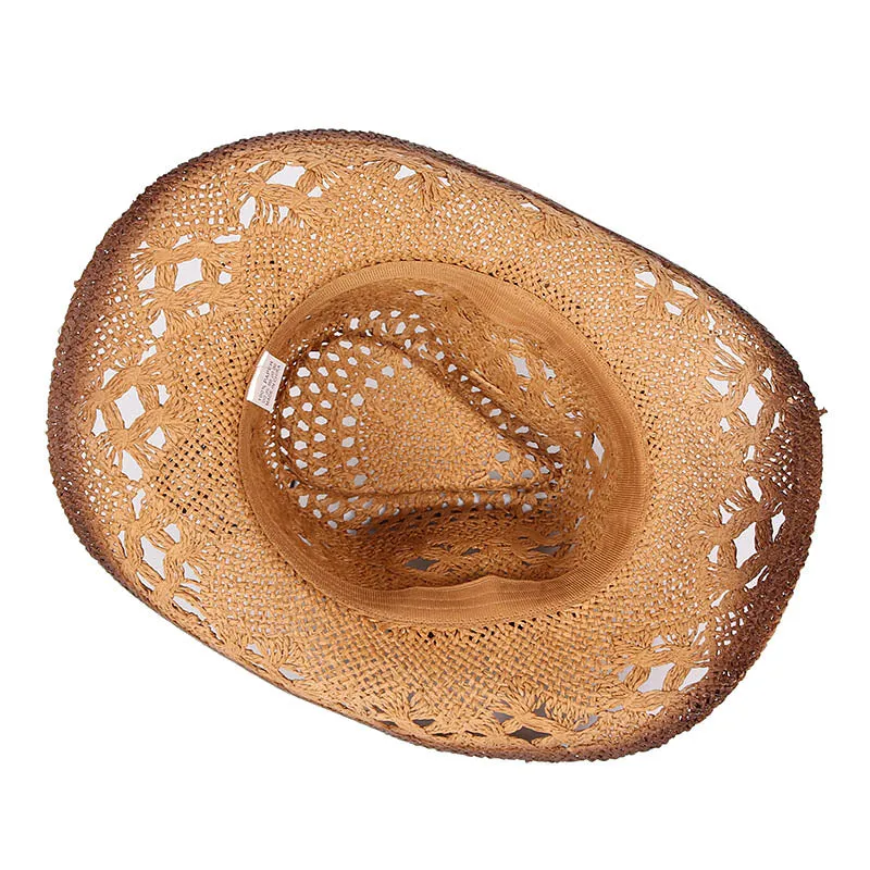 Western Outback Cowboy Hat Men's Women's Style Straw Felt Canvas