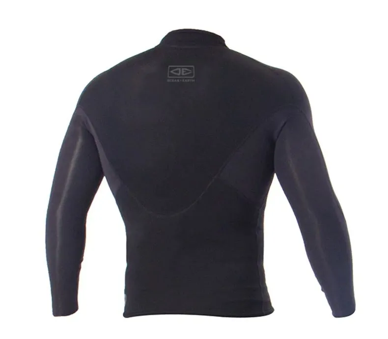 Wetsuit 1.5mm Double black L/S Neoprene Top