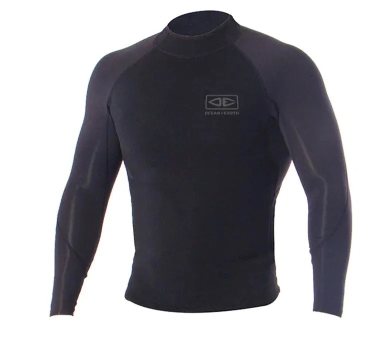 Wetsuit 1.5mm Double black L/S Neoprene Top