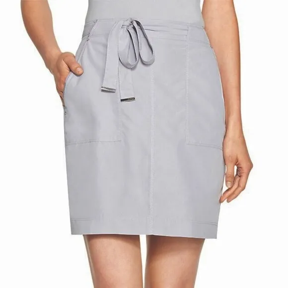 WHBM CASUAL BELTED SKIRT