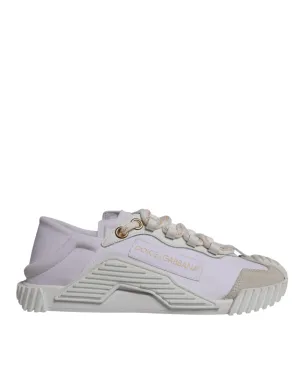 White Leather Low Top NS1 Sneakers Shoes