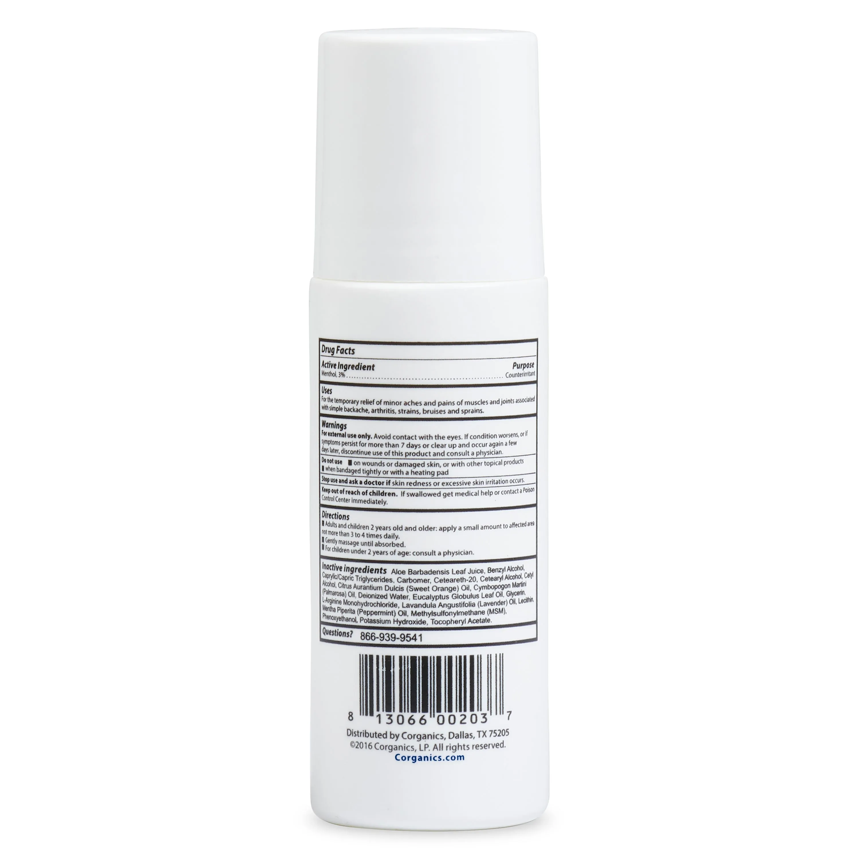 Wholesale - Case of 12 Relief Topical Cream 3 oz. roll-ons